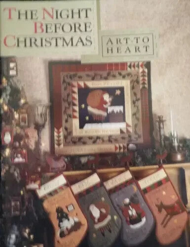 Art to Heart Nancy Halvorsen The Night Before Christmas Quilt pattern book #514B