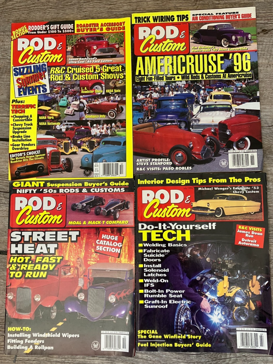 Rod & Custom 1996 - lot of 4
