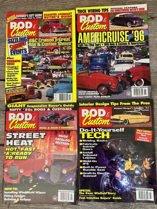 Rod & Custom 1996 - lot of 4