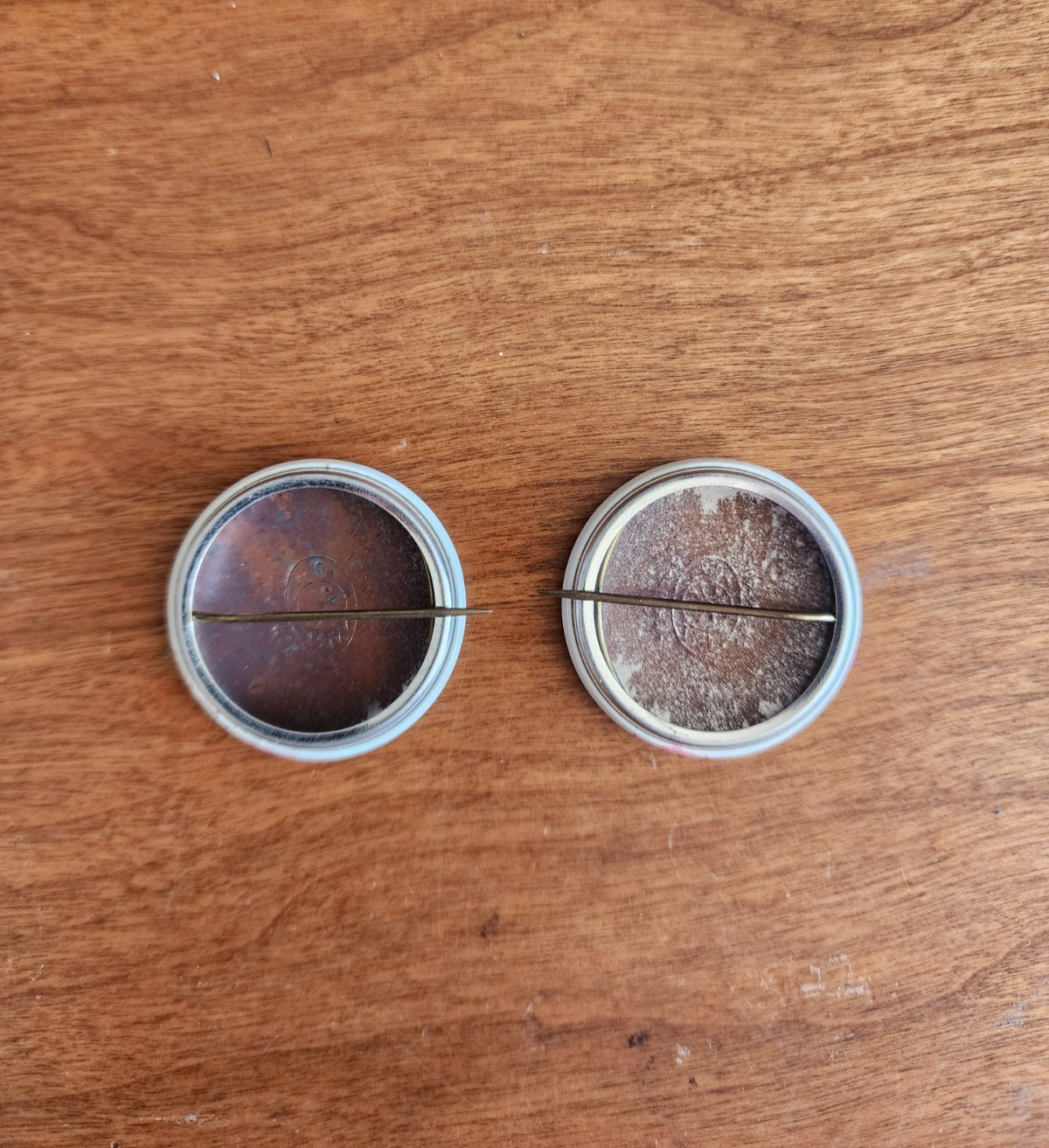 Pair of Oregonians For Nixon Agnew Pinback Buttons