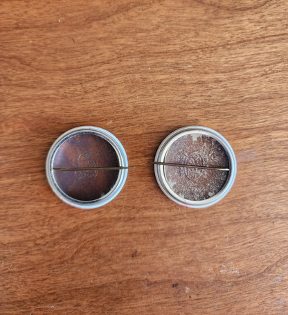 Pair of Oregonians For Nixon Agnew Pinback Buttons