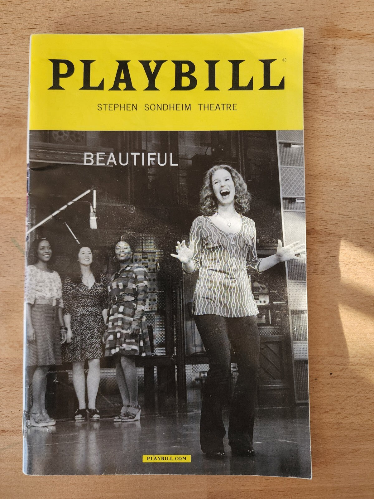2016 BEAUTIFUL Stephen Sondheim Theatre PLAYBILL CAROLE KING STORY -GOOD