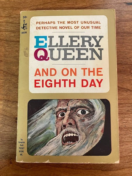 Vintage Paperback - And On The Eighth Day By Ellery Queen