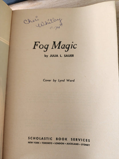 Vtg Fog Magic Paperback book by Julia L. Sauer