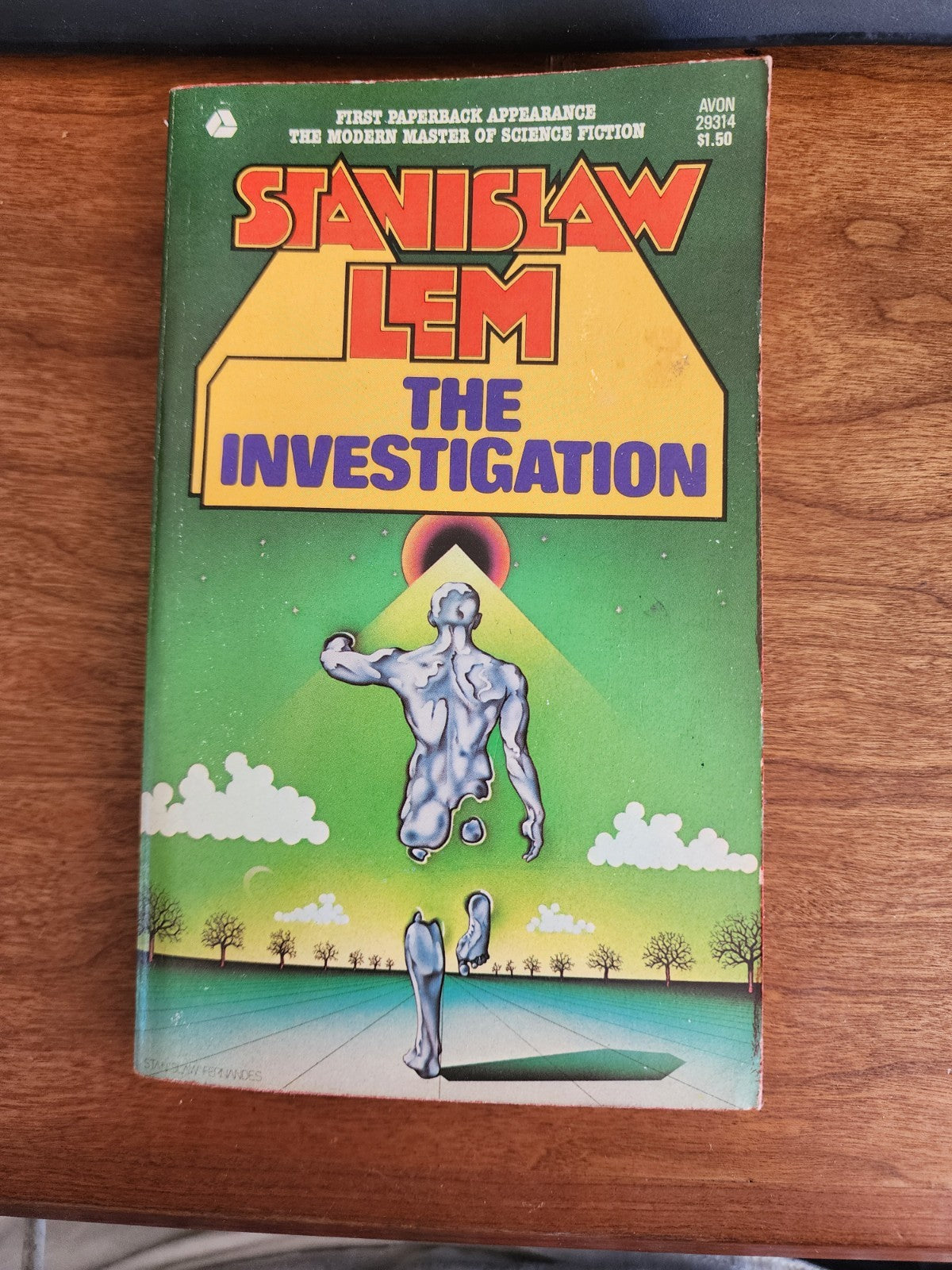 The Investigation by Stanislaw Lem - (1976) Avon Paperback 29314