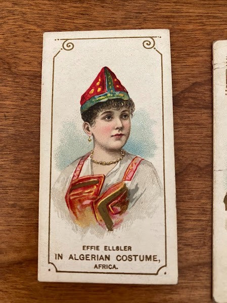 DUKE'S CIGARETTES: PORTRAITS OF ACTORS & ACTRESSES - Lot of 8