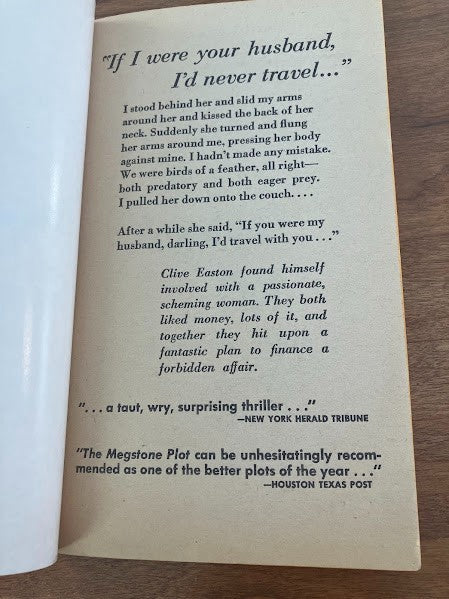 Pyramid Books - THE MEGSTONE PLOT by Andrew Garve