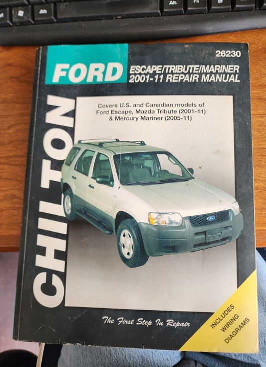 Chilton Ford Escape/Tribute/Mariner 2001-11 Repair Manual #26230