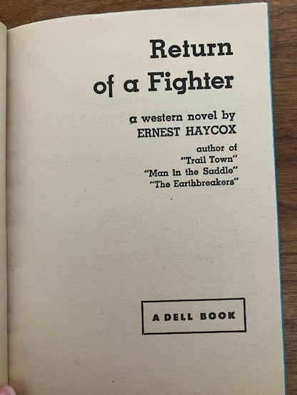Vintage Paperbacks - Ernest Haycox - Lot Of 4 - DELL