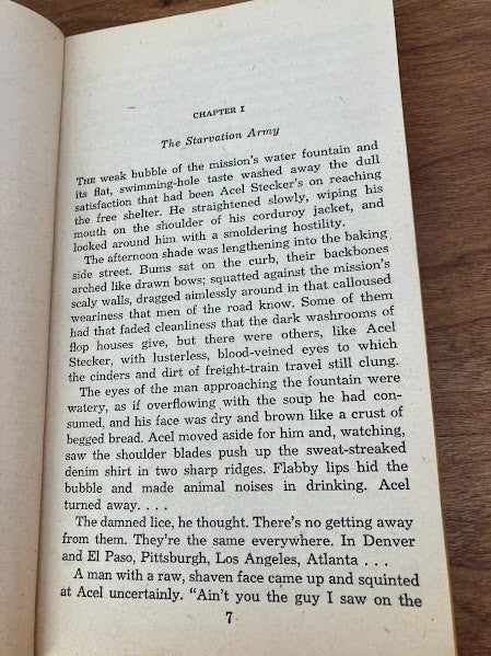 Popular Library: Hungry Men by Edward Anderson