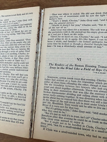 Vtg Paperback -POINT OF NO RETURN By John P. Marquand