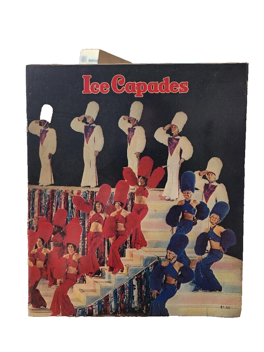 Vintage 1976 Ice Capades Program Souvenir “Just For You”