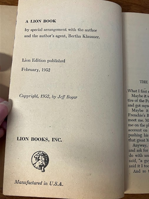 Vintage Paperback - Jeff Bogar: The Night Strangler