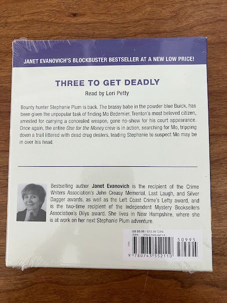 Janet Evanovich CD Audiobooks - lot of 4