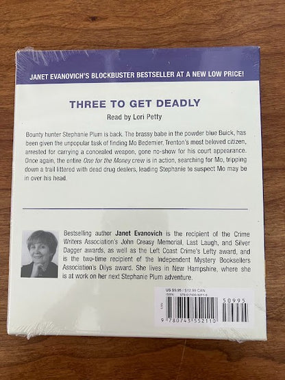 Janet Evanovich CD Audiobooks - lot of 4