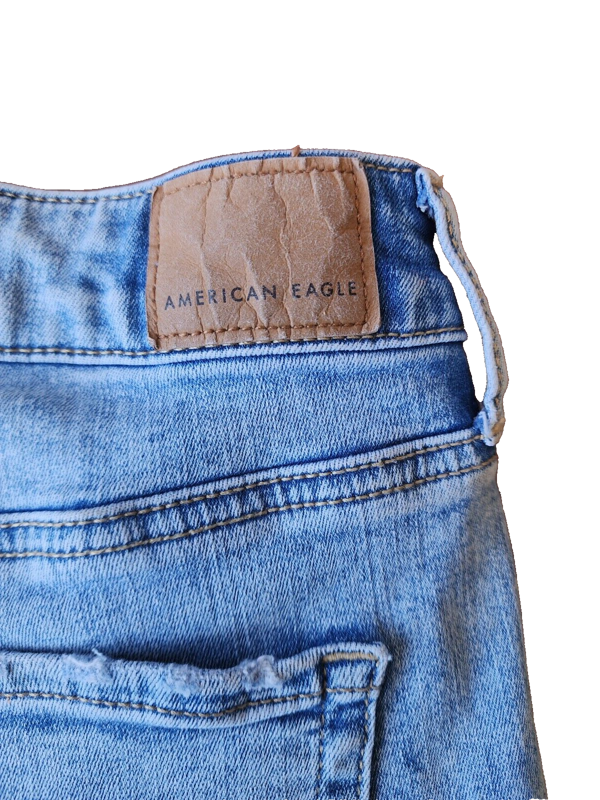American Eagle Ripped Jean Shorts Womens Size 4