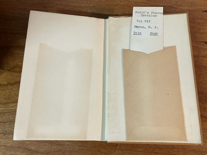1906 THE WORLD'S FAMEOUS ORATIONS - William Jennings Bryan - 8/10 Volumes