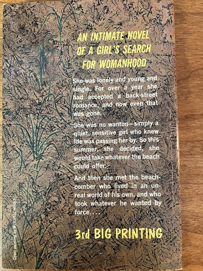 Vtg Paperback - Girl on the Beach by George Sumner Albee