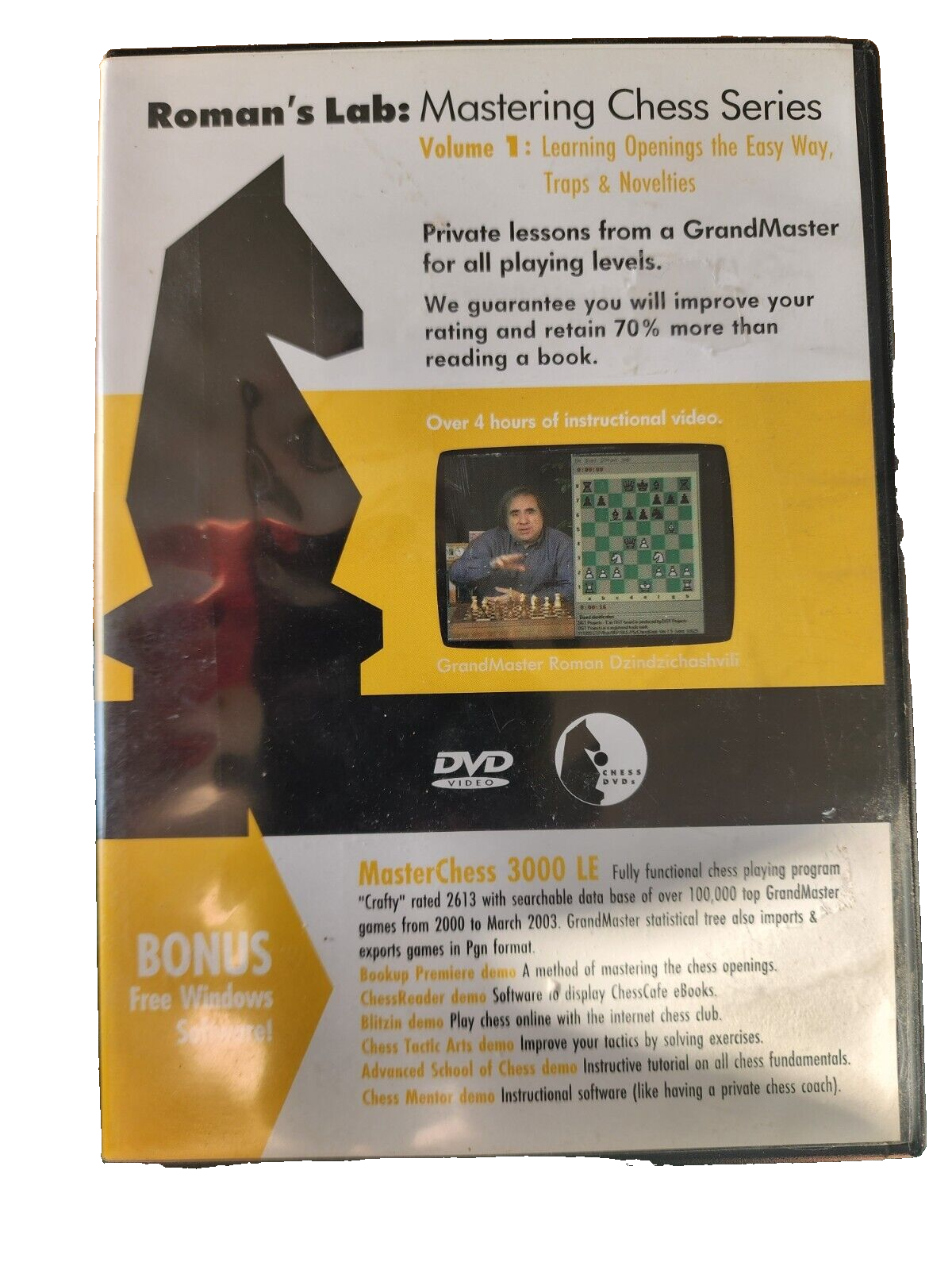 ROMAN'S LAB: Mastering Chess Series - Vol. 1 DVD