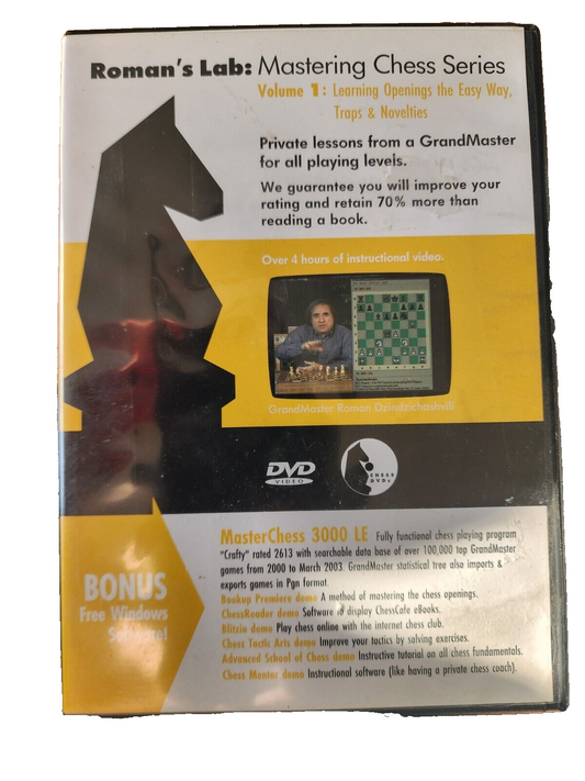 ROMAN'S LAB: Mastering Chess Series - Vol. 1 DVD
