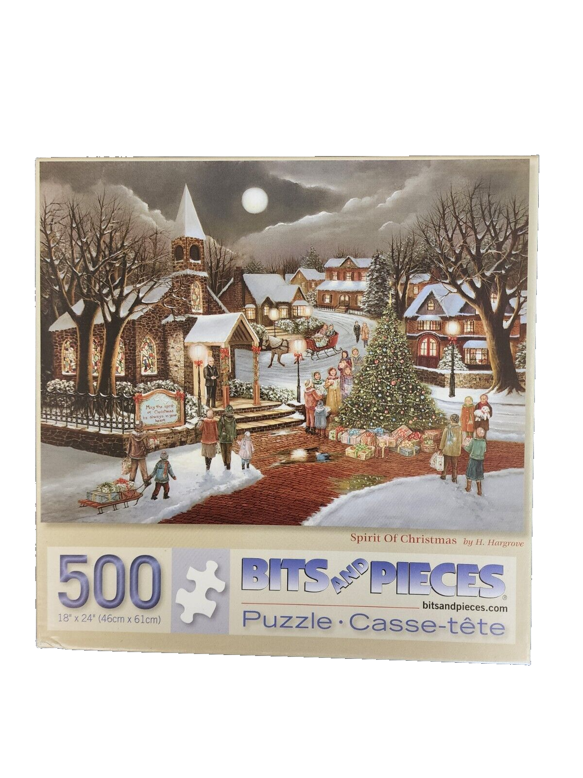 Bits and Pieces Spirit of Christmas 500 Piece Jigsaw Puzzle