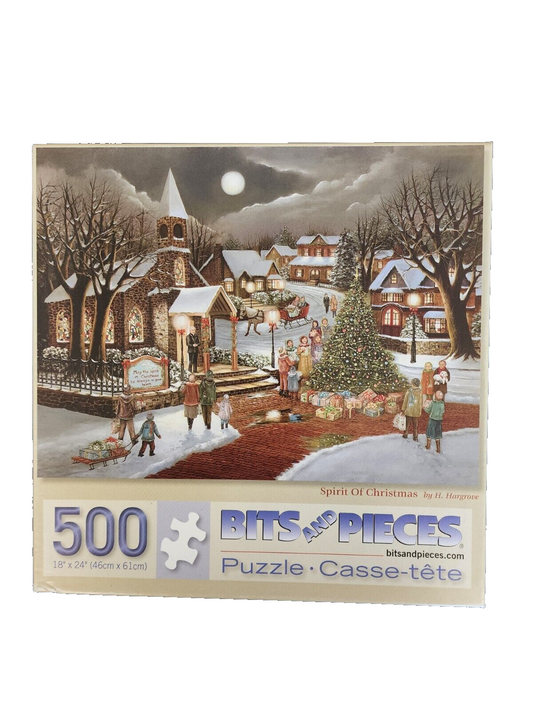 Bits and Pieces Spirit of Christmas 500 Piece Jigsaw Puzzle