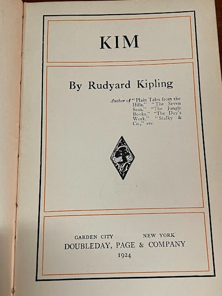 Kim by Rudyard Kipling - Hardcover - 1903