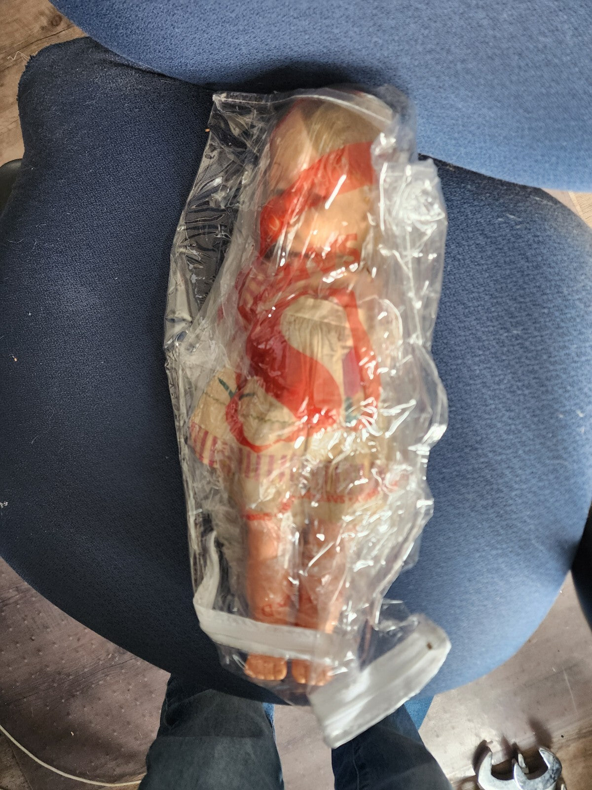 17" Vintage Horsman Doll Rooted Hair Sleep Eyes Long Blonde Hair