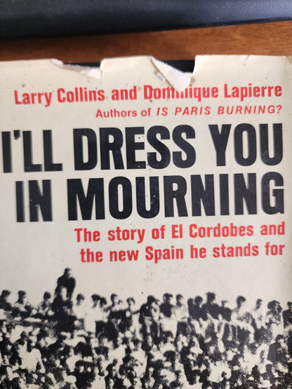 HC Book "Or I’ll Dress You in Mourning" by Larry Collins & Dominique Lapierre