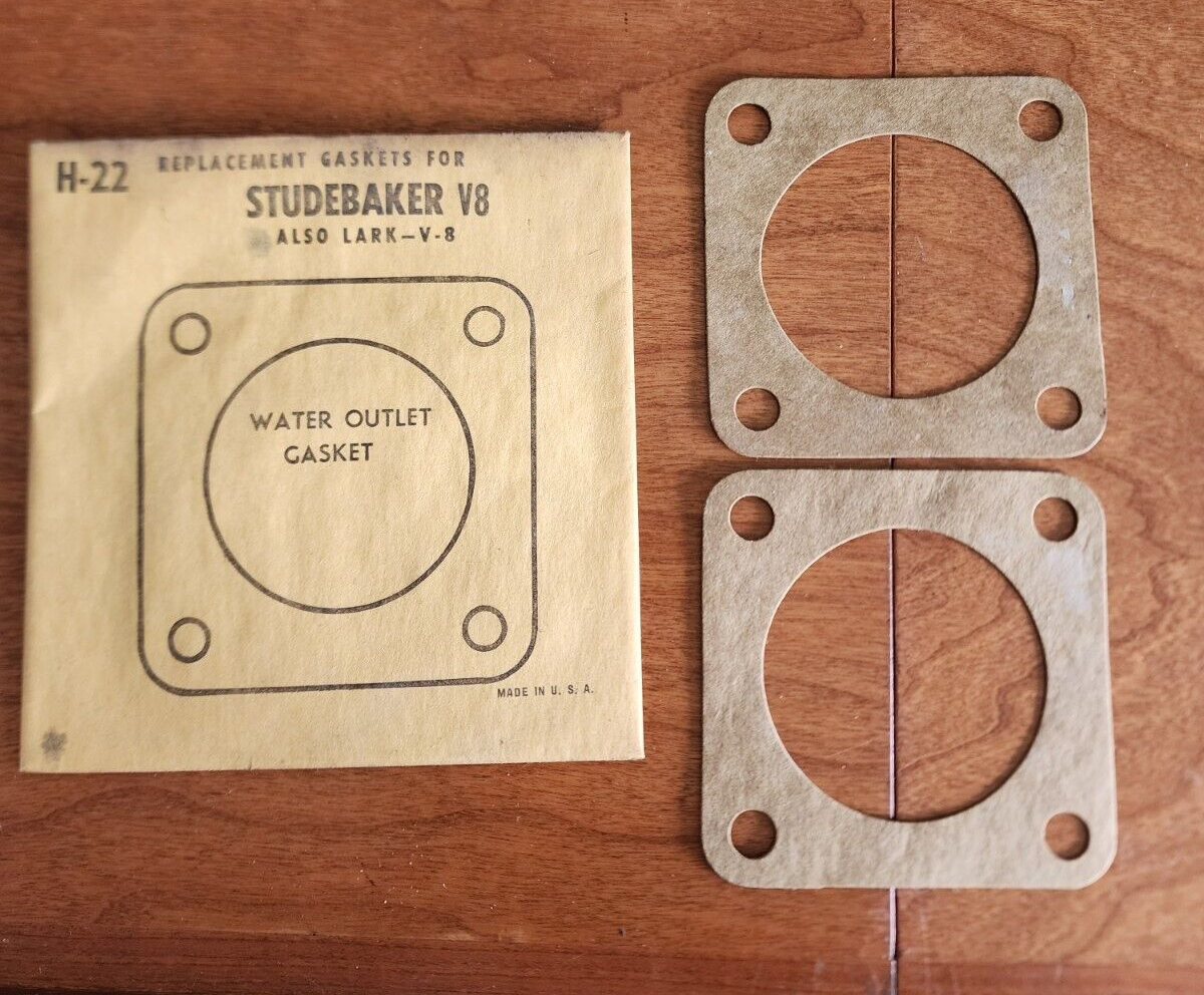 Water Outlet Gasket Studebaker V8 QTY2 H22