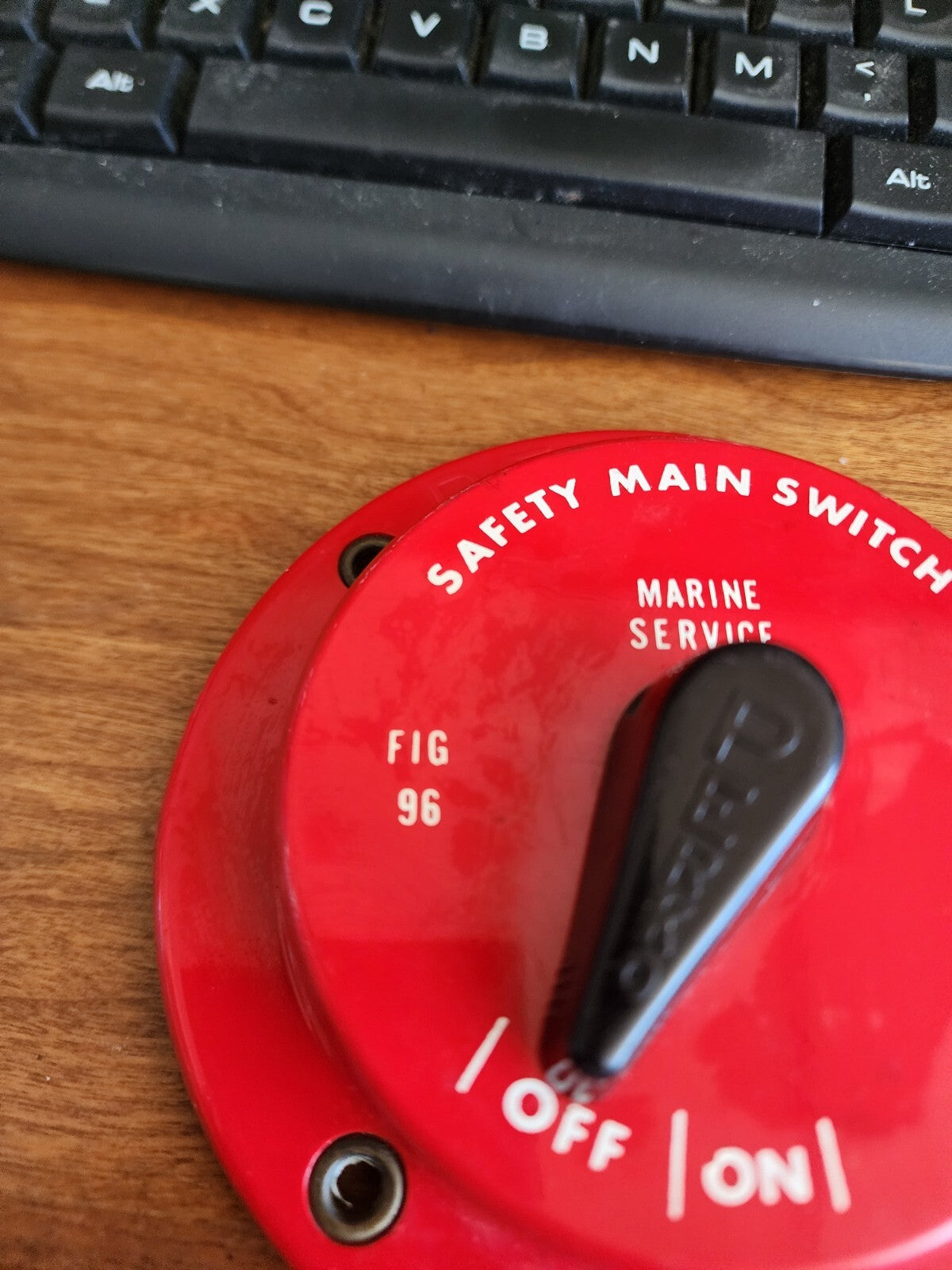 Vintage PERKO Marine Service Safety Main Switch