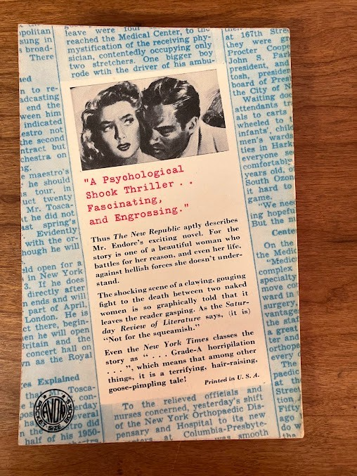 Vtg Paperback - The Furies in Her Body by Guy Endore