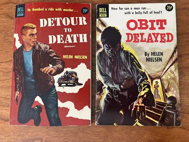 Vtg Paperbacks by Helen Nielsen - lot of 2