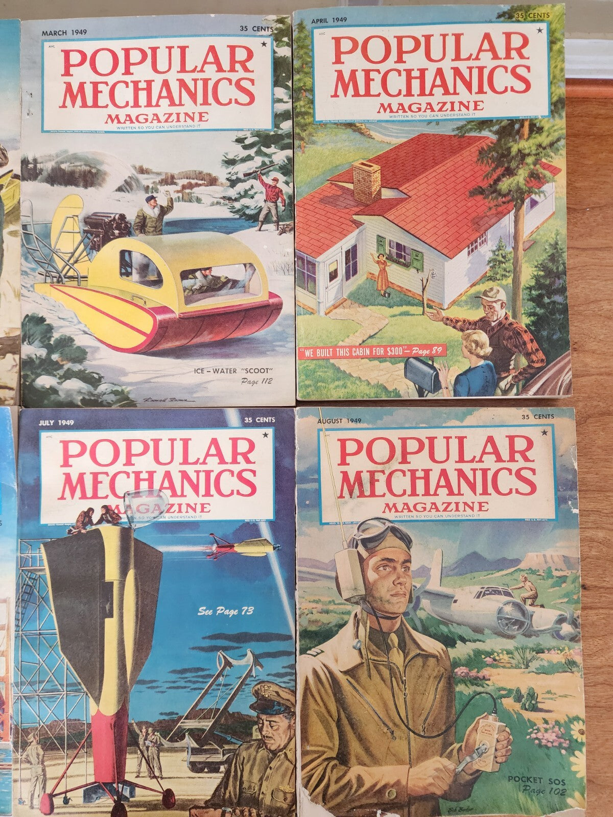 11 Popular Mechanics 1949 (October issue missing)