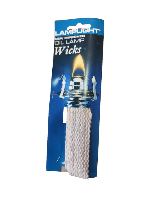 NEW Lamplight B9996 Pack of 3 Cotton Oil Lamp Replacement Wicks 7/8 Inch 
