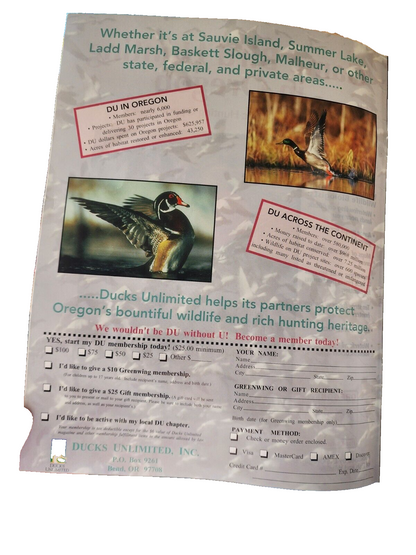 Game Bird Hunting in Oregon: A guide to public hunting opportunities