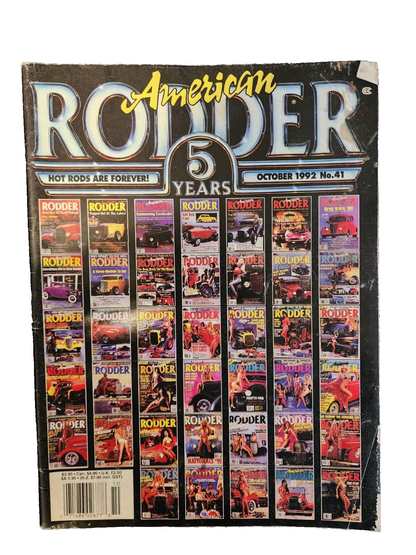 American Rodder 1992 October No. 41 Classic Hot Rod Modified Custom Cars