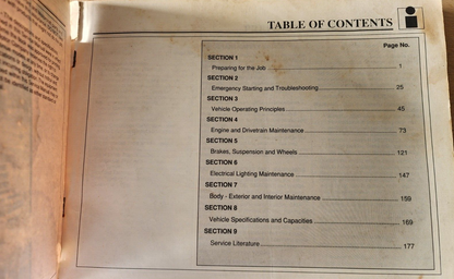 1989 Ford Ranger/Bronco II Do It Yourself Service Manual