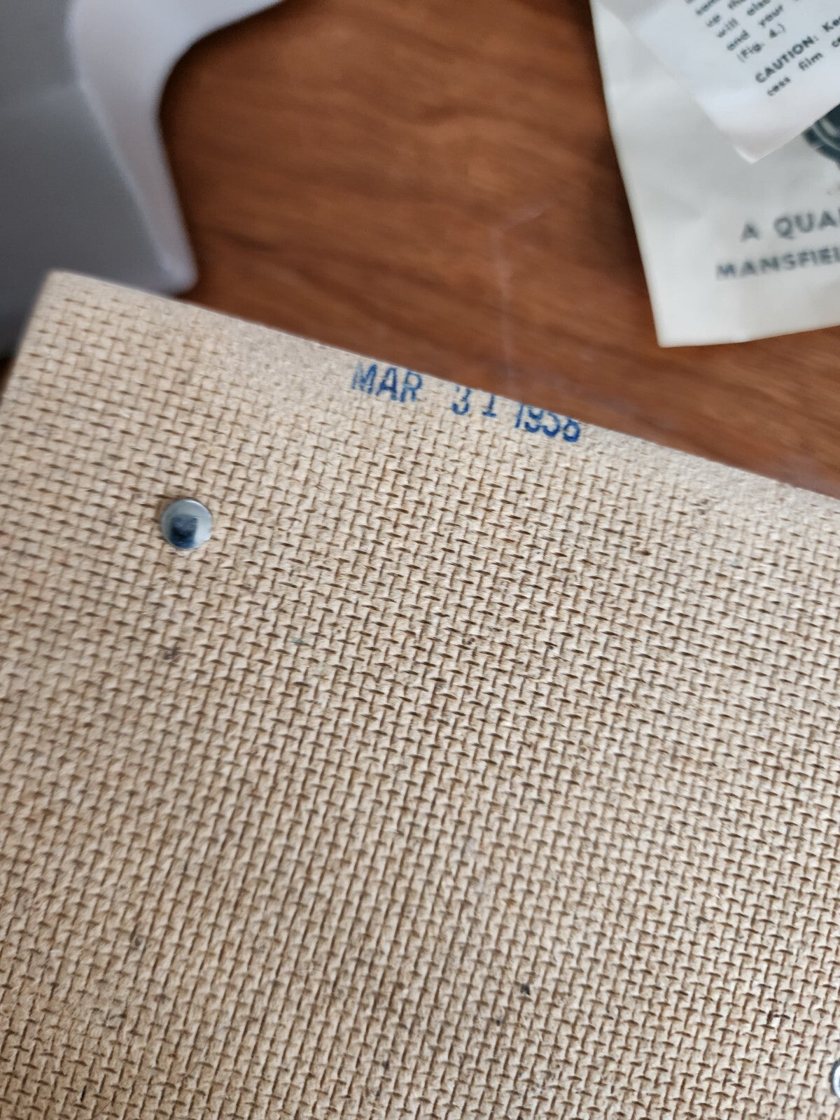 MANSFIELD MODEL 950 PORTABLE ACTION EDITOR Vintage