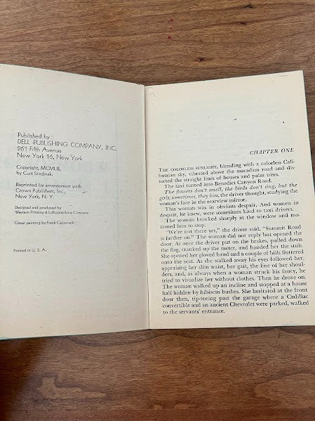 Dell Book - Whomsoever I Shall Kiss by Curt Siodmak