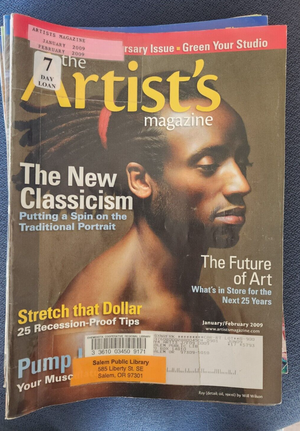 International Artist lot of 9 monthly magazines 2009
