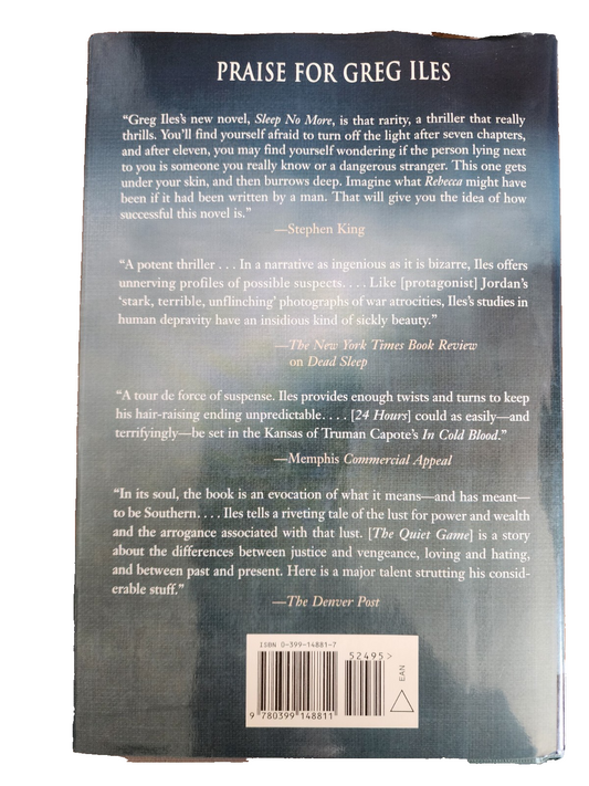Sleep No More - HC By Iles, Greg - VERY GOOD