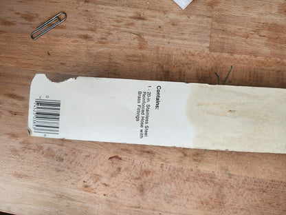 Flexible Stainless Steel Faucet Hookup