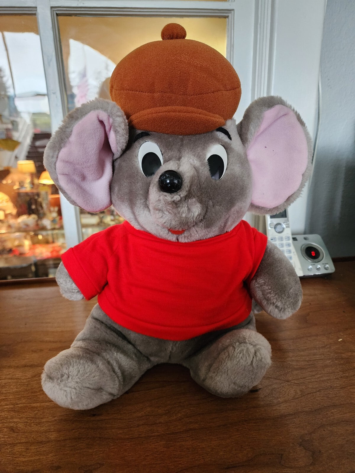 Vintage Disney Worl The Rescuers Bernard 16" Mouse Plush