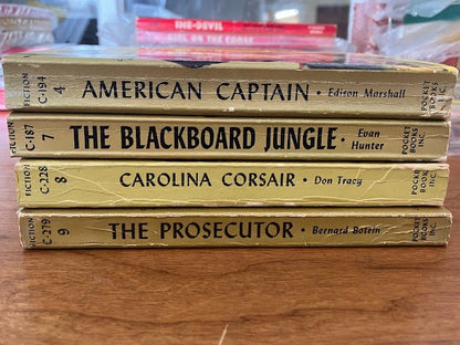 Vtg Paperbacks - Cardinal Books - lot of 4