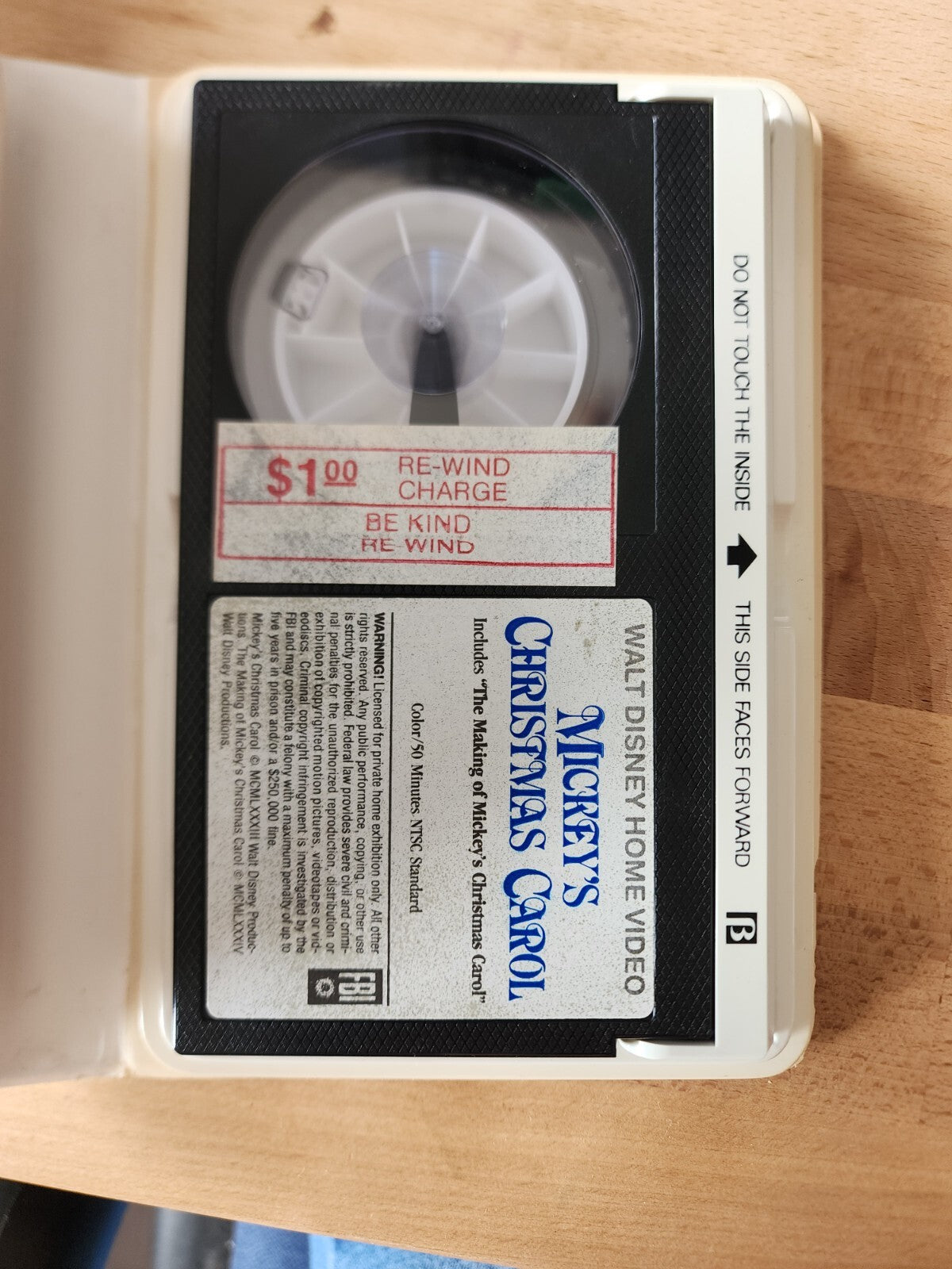 Mickey’s Christmas Carol (Betamax, 1983, Walt Disney Home Video) BETA