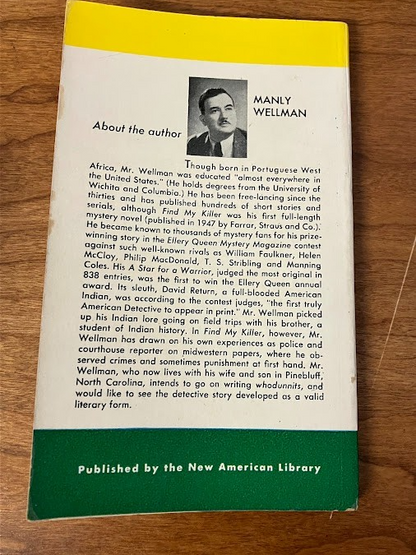 Vintage Paperbacks - Manly Wellman: FIND MY KILLER