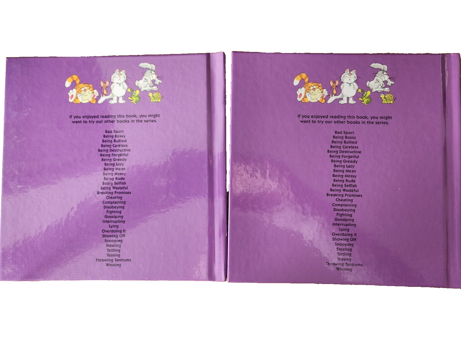 Lot of 2 Books A Book about Whining & interrupting 1988 by Joy Berry