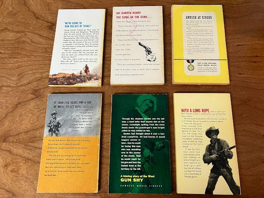 Gold Medal Books by Deadly Dean - lot of 6