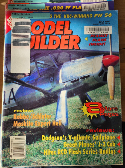 LOT 8 Model Builder Magazines 1995